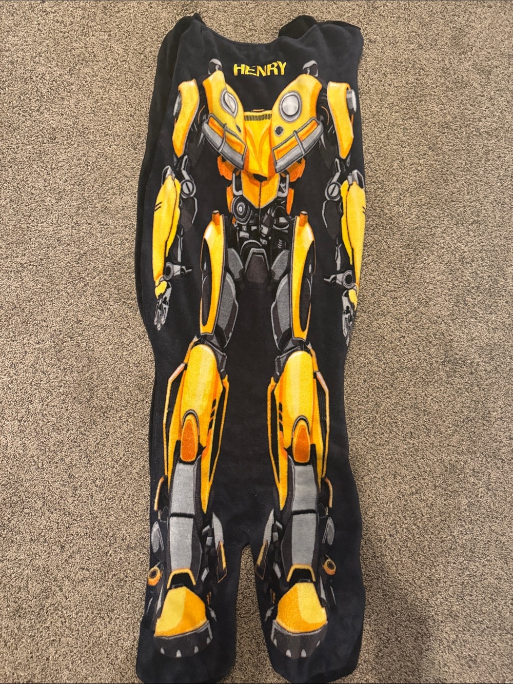 Bumblebee Transformer Blanket